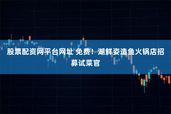 股票配资网平台网址 免费！湖鲜姿造鱼火锅店招募试菜官